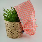 Gorro pelo largo ajustable - Flúor naranja
