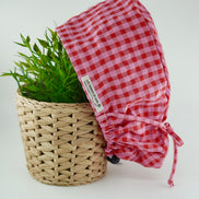 Gorro pelo largo ajustable - Rosa fresa