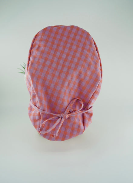 Gorro pelo largo normal -Lila naranja