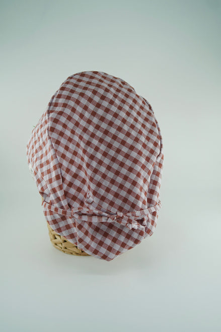 Gorro pelo largo normal - Chocolate rosa