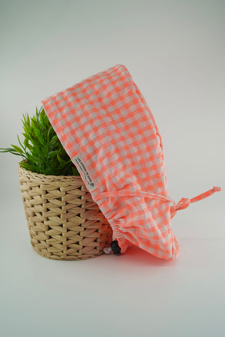 Gorro quirúrgico XL - Flúor naranja