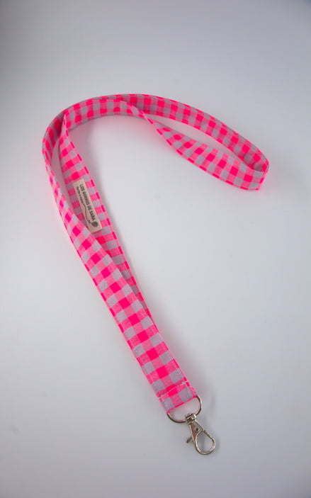 Lanyard - Rosa flúor & lavanda