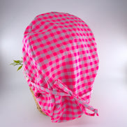 Gorro pelo largo normal -Rosa flúor & lavanda