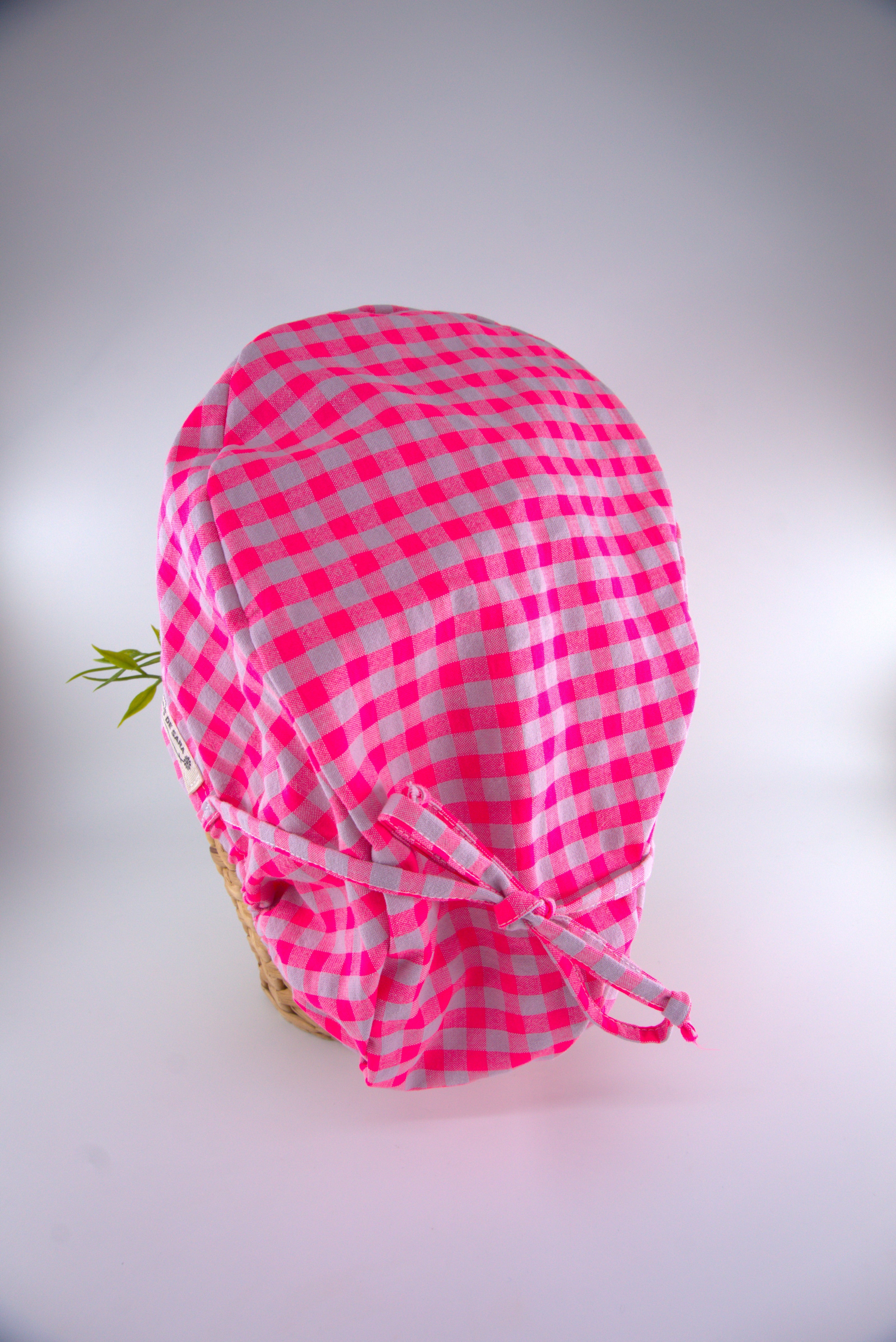 Gorro quirúrgico XL - Rosa flúor & lavanda