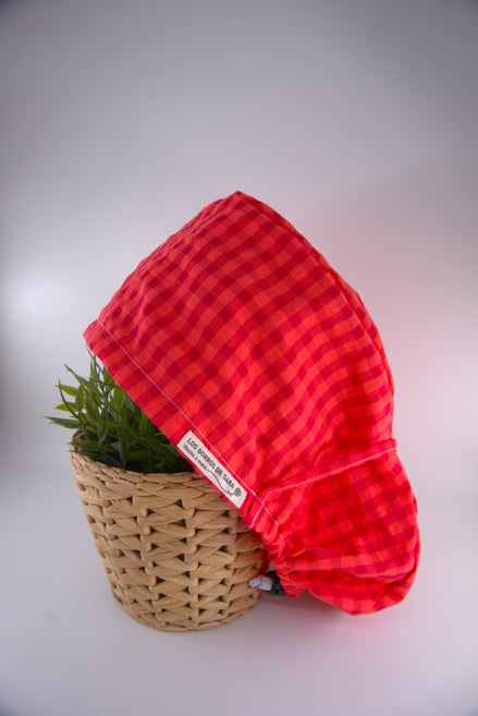 Gorro quirúrgico XL - Rojo cereza