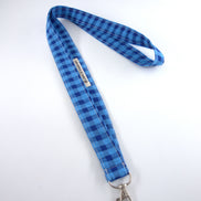 Lanyard -Vichy Azul Royal