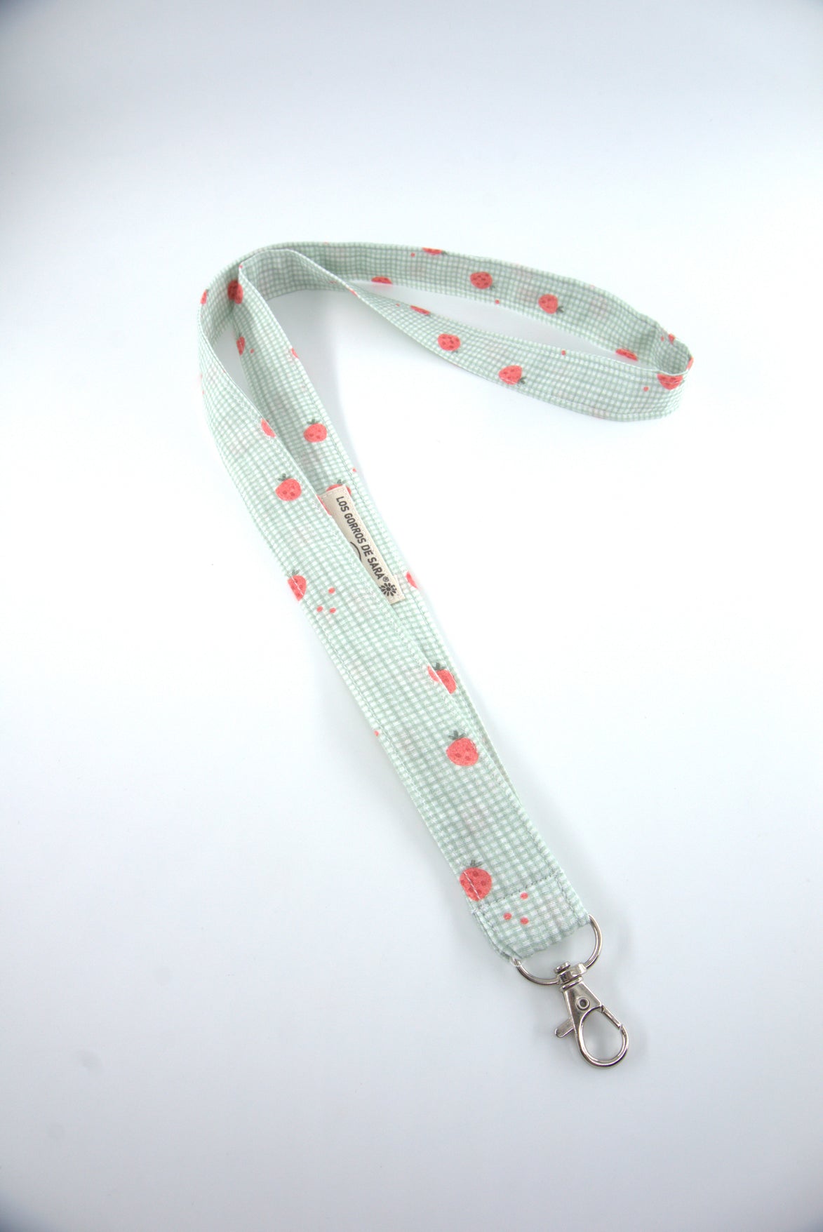 Lanyard -Fresita verde