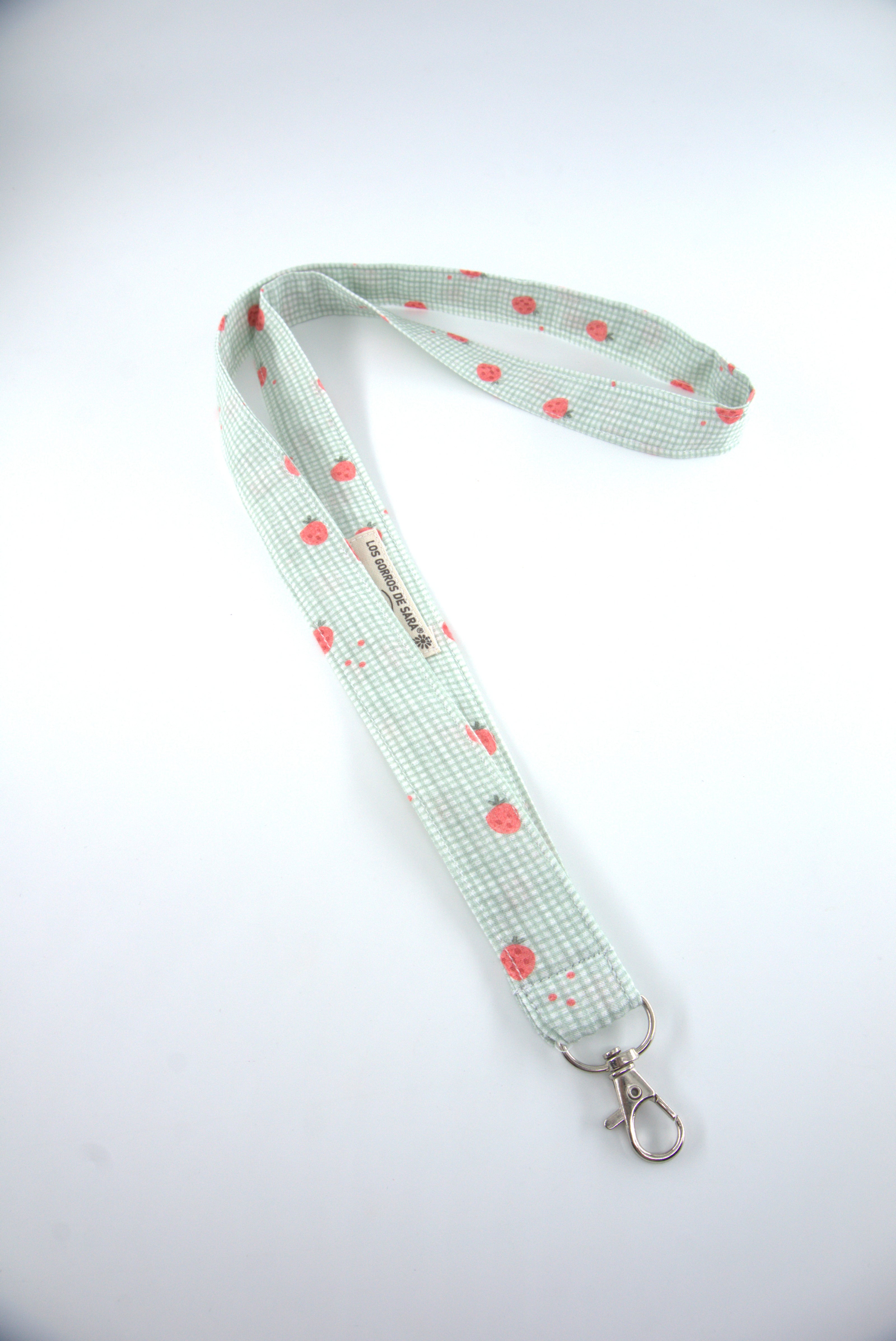 Lanyard -Fresita verde