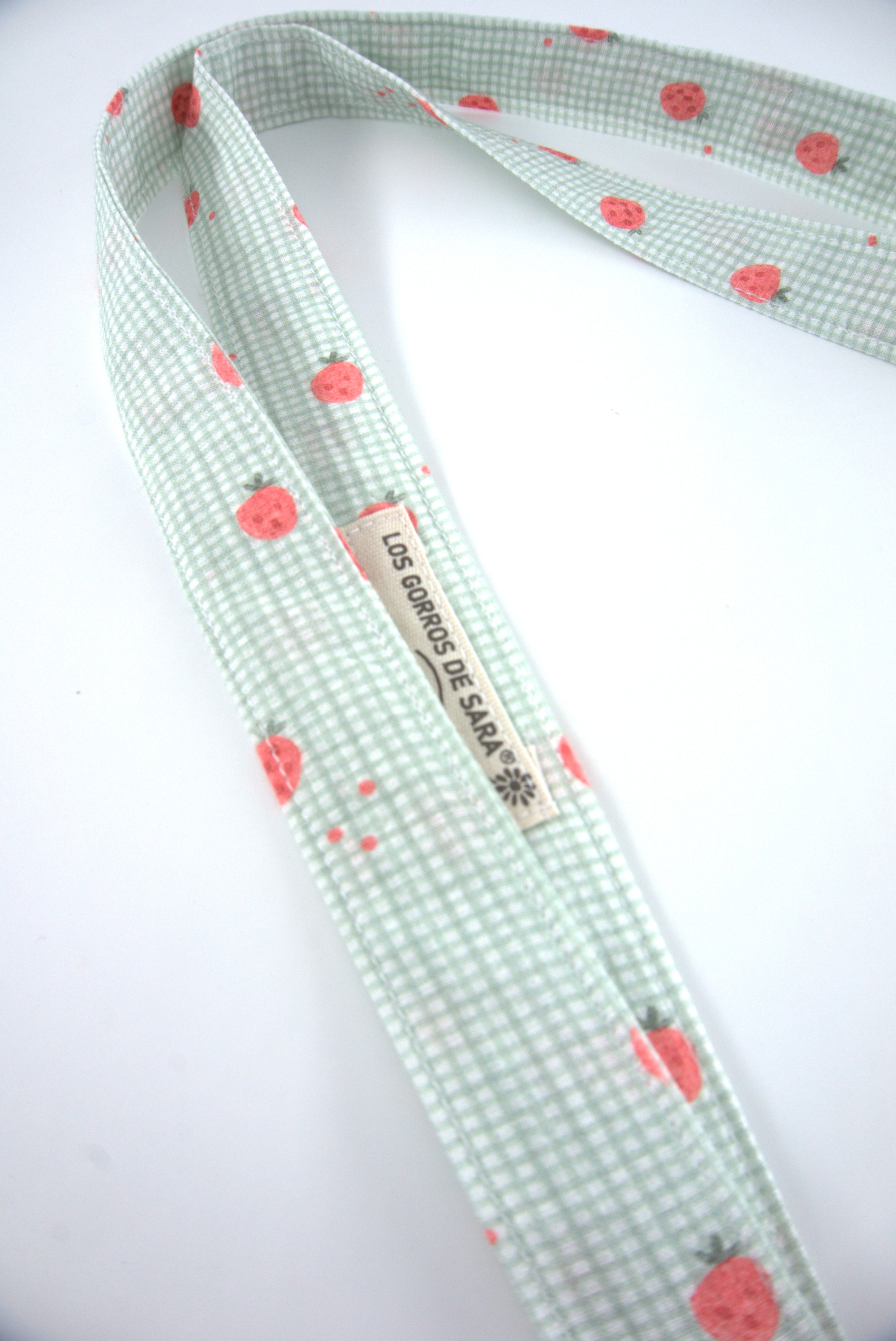Lanyard -Fresita verde