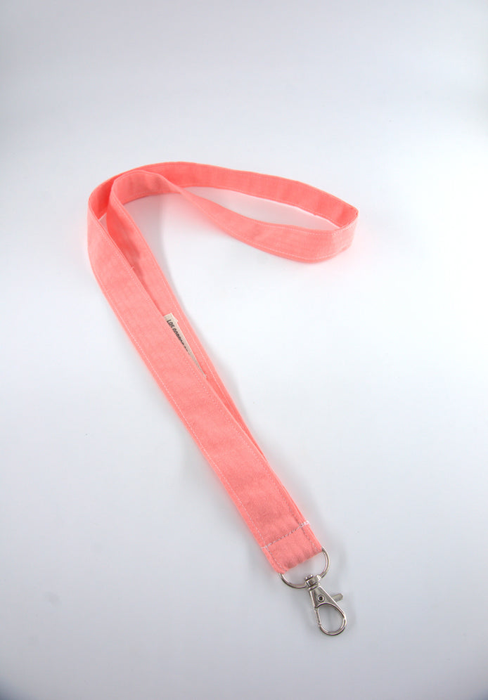 Lanyard -Salmón