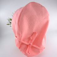 Gorro pelo largo ajustable - Salmón