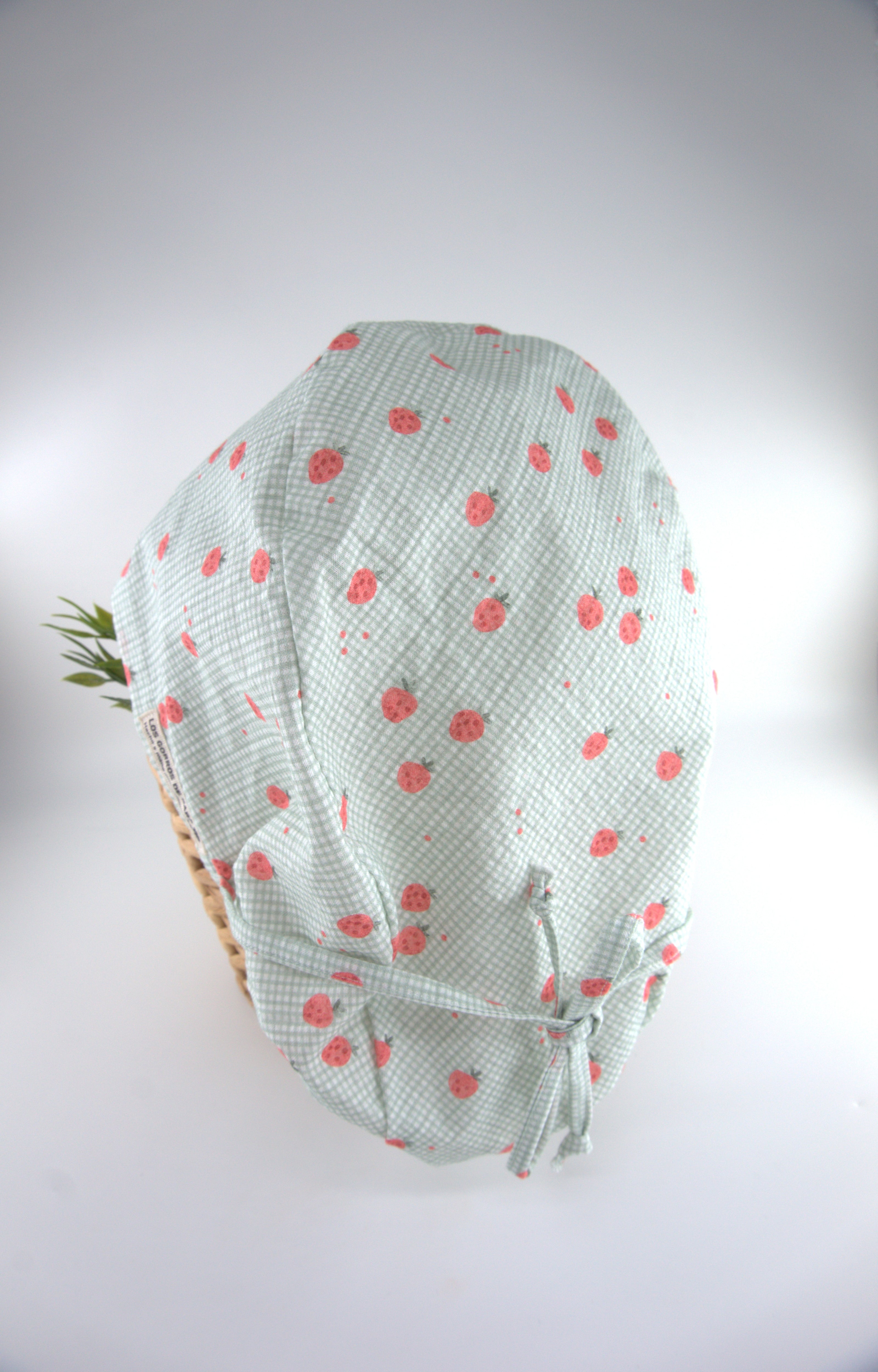 Gorro pelo largo ajustable - Fresita verde