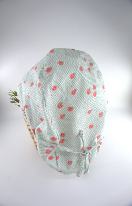 Gorro pelo largo ajustable - Fresita verde