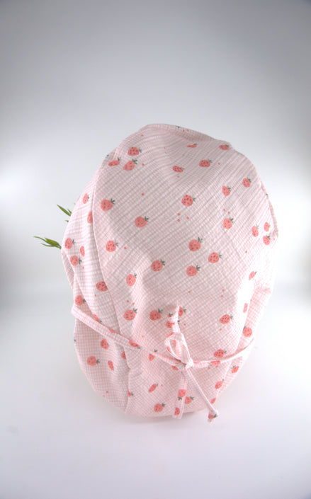Gorro pelo largo normal - Fresita rosa