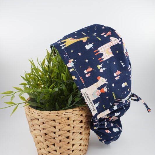 Gorro pelo largo ajustable - Llamas