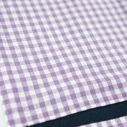 Organizador - Vichy morado & marino - 4 bolsillos