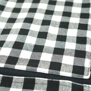 Organizador -Vichy Negro - 4 bolsillos