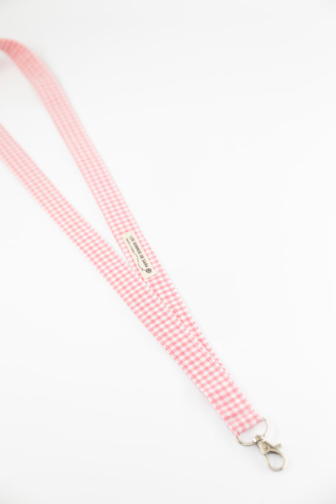 Lanyard - Vichy rosa