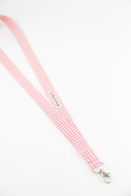 Lanyard - Vichy rosa