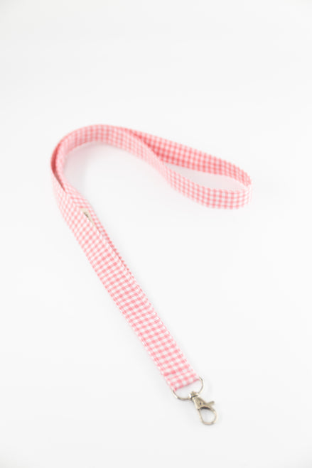 Lanyard - Vichy rosa